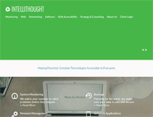 Tablet Screenshot of intellithought.com